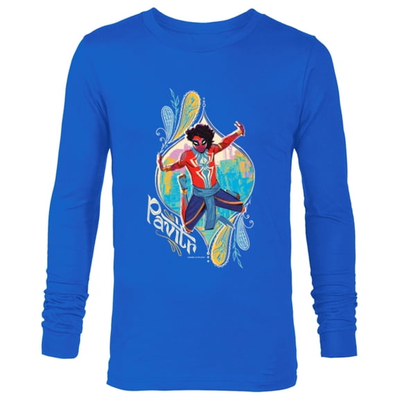 Marvel Spider-Man: Across the Spider-Verse Pavitr Prabhakar - Long Sleeve T-Shirt for Men - Customized-Navy