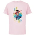 thumbnail image 1 of Marvel Spider-Man: Across the Spider-Verse Pavitr Prabhakar - Short Sleeve Cotton T-Shirt for Adults - Customized-Soft Pink, 1 of 5