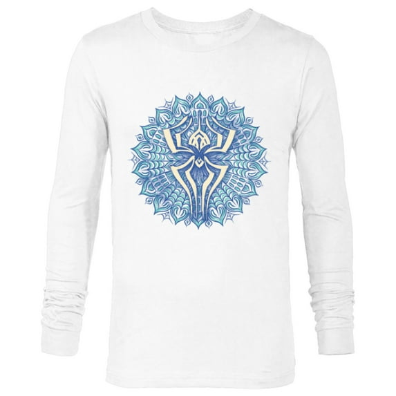 Marvel Spider-Man: Across the Spider-Verse Pavitr Symbol - Long Sleeve T-Shirt for Men - Customized-White