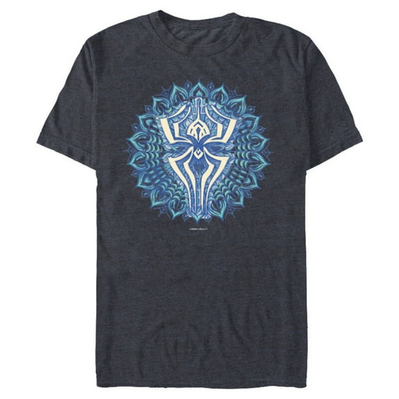 Marvel Spider-Man: Across the Spider-Verse Pavitr Symbol - Short Sleeve Blended T-Shirt for Adults - Customized-Denim Snow Heather