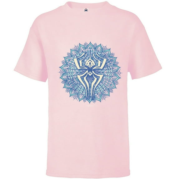 Marvel Spider-Man: Across the Spider-Verse Pavitr Symbol - Short Sleeve T-Shirt for Kids - Customized-Soft Pink