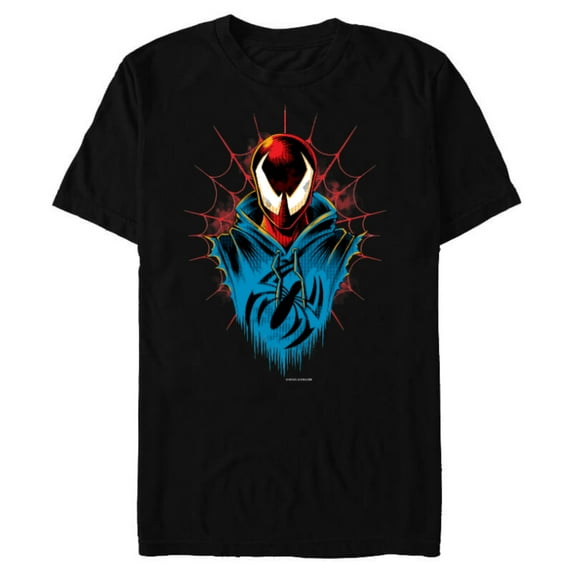 Marvel Spider-Man: Across the Spider-Verse Scarlet Spider - Short Sleeve Blended T-Shirt for Adults - Customized-Black