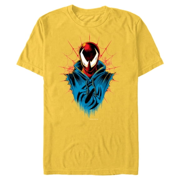 Marvel Spider-Man: Across the Spider-Verse Scarlet Spider - Short Sleeve Blended T-Shirt for Adults - Customized-Yellow