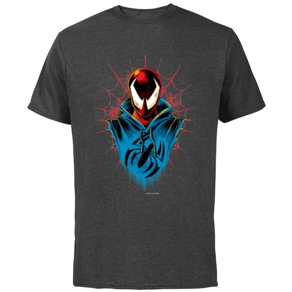 Marvel Spider-Man: Across the Spider-Verse Scarlet Spider - Short Sleeve Cotton T-Shirt for Adults - Customized-Charcoal
