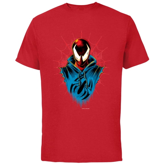 Marvel Spider-Man: Across the Spider-Verse Scarlet Spider - Short Sleeve Cotton T-Shirt for Adults - Customized-Red