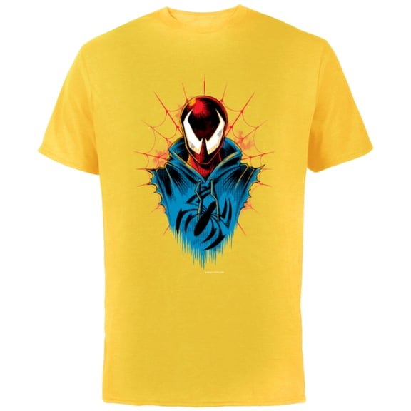 Marvel Spider-Man: Across the Spider-Verse Scarlet Spider - Short Sleeve Cotton T-Shirt for Adults - Customized-Yellow