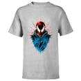thumbnail image 1 of Marvel Spider-Man: Across the Spider-Verse Scarlet Spider - Short Sleeve T-Shirt for Kids - Customized-Athletic Heather, 1 of 5