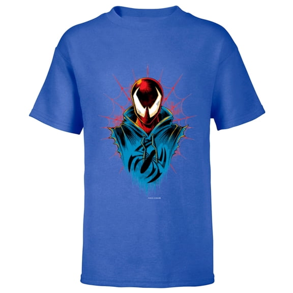 Marvel Spider-Man: Across the Spider-Verse Scarlet Spider - Short Sleeve T-Shirt for Kids - Customized-Royal