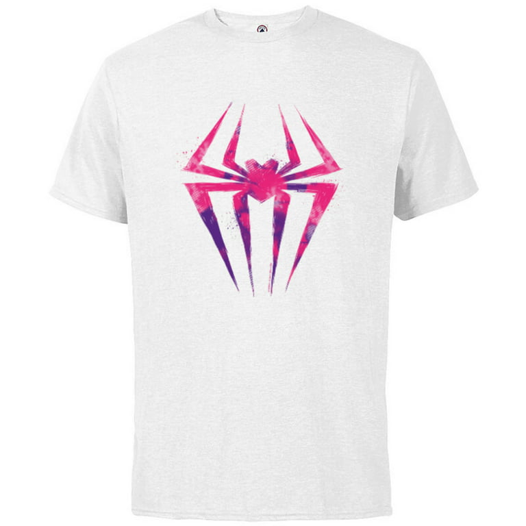 Marvel Spider-Man: Across the Spider-Verse Spider-Gwen Icon - Short Sleeve  Cotton T-Shirt for Adults - Customized-White