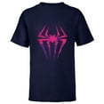 thumbnail image 1 of Marvel Spider-Man: Across the Spider-Verse Spider-Gwen Icon - Short Sleeve T-Shirt for Kids - Customized-Navy, 1 of 5