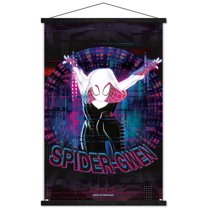 Marvel Spider-Man: Across the Spider-Verse - Spider-Gwen Wall Poster with Magnetic Frame, 22.375" x 34"