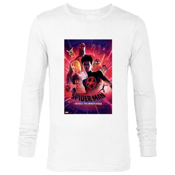 Marvel Spider-Man: Across the Spider-Verse Spider Heroes - Long Sleeve T-Shirt for Men - Customized-White