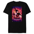 thumbnail image 1 of Marvel Spider-Man: Across the Spider-Verse Spider Heroes - Short Sleeve Blended T-Shirt for Adults - Customized-Black, 1 of 5