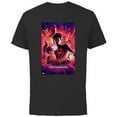thumbnail image 1 of Marvel Spider-Man: Across the Spider-Verse Spider Heroes - Short Sleeve Cotton T-Shirt for Adults - Customized-Black, 1 of 5