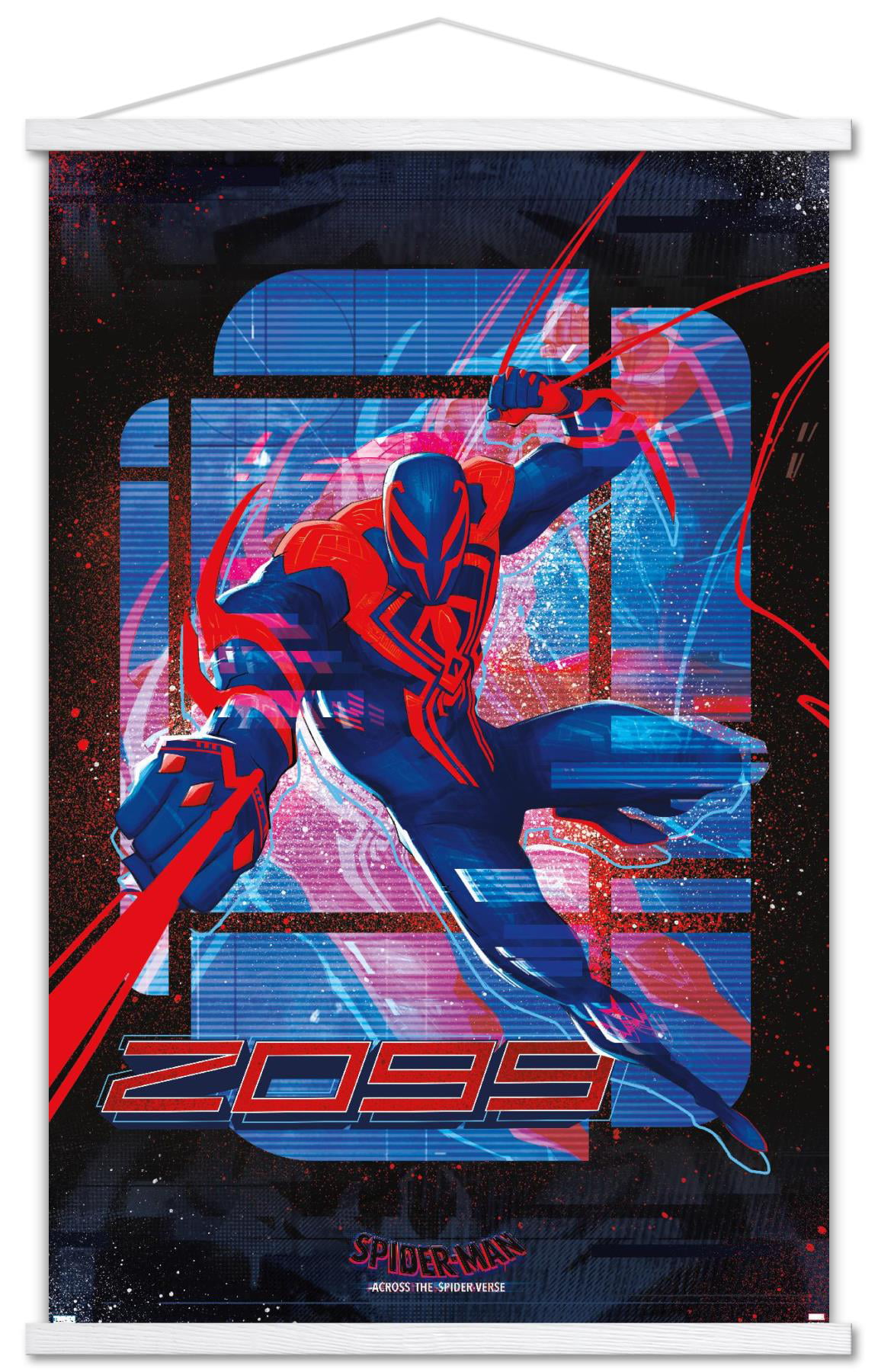 Marvel Spider-Man: Across the Spider-Verse - Spider-Man 2099 Wall Poster,  22.375 x 34 Framed 