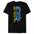 thumbnail image 1 of Marvel Spider-Man: Across the Spider-Verse Spider-Punk Away - Short Sleeve Blended T-Shirt for Adults - Customized-Black, 1 of 5
