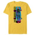 thumbnail image 1 of Marvel Spider-Man: Across the Spider-Verse Spider-Punk Away - Short Sleeve Blended T-Shirt for Adults - Customized-Yellow, 1 of 5