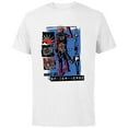 thumbnail image 1 of Marvel Spider-Man: Across the Spider-Verse Spider-Punk Back - Short Sleeve Cotton T-Shirt for Adults - Customized-White, 1 of 5