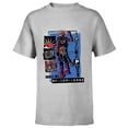 thumbnail image 1 of Marvel Spider-Man: Across the Spider-Verse Spider-Punk Back - Short Sleeve T-Shirt for Kids - Customized-Athletic Heather, 1 of 5