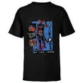 thumbnail image 1 of Marvel Spider-Man: Across the Spider-Verse Spider-Punk Back - Short Sleeve T-Shirt for Kids - Customized-Black, 1 of 5