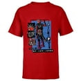 thumbnail image 1 of Marvel Spider-Man: Across the Spider-Verse Spider-Punk Back - Short Sleeve T-Shirt for Kids - Customized-Red, 1 of 5