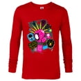thumbnail image 1 of Marvel Spider-Man: Across the Spider-Verse Spider-Punk Head - Long Sleeve T-Shirt for Men - Customized-New Red, 1 of 5