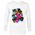 thumbnail image 1 of Marvel Spider-Man: Across the Spider-Verse Spider-Punk Head - Long Sleeve T-Shirt for Men - Customized-White, 1 of 5