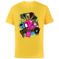 thumbnail image 1 of Marvel Spider-Man: Across the Spider-Verse Spider-Punk Head - Short Sleeve Cotton T-Shirt for Adults - Customized-Yellow, 1 of 5