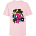 thumbnail image 1 of Marvel Spider-Man: Across the Spider-Verse Spider-Punk Head - Short Sleeve T-Shirt for Kids - Customized-Soft Pink, 1 of 5