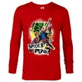 thumbnail image 1 of Marvel Spider-Man: Across the Spider-Verse Spider-Punk Pose - Long Sleeve T-Shirt for Men - Customized-New Red, 1 of 5