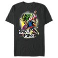 thumbnail image 1 of Marvel Spider-Man: Across the Spider-Verse Spider-Punk Pose - Short Sleeve Blended T-Shirt for Adults - Customized-Dark Heather, 1 of 5