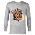 thumbnail image 1 of Marvel Spider-Man: Across the Spider-Verse Spider-Punk Smash - Long Sleeve T-Shirt for Men - Customized-Athletic Heather, 1 of 5