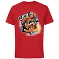 thumbnail image 1 of Marvel Spider-Man: Across the Spider-Verse Spider-Punk Smash - Short Sleeve Cotton T-Shirt for Adults - Customized-Red, 1 of 5