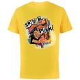 thumbnail image 1 of Marvel Spider-Man: Across the Spider-Verse Spider-Punk Smash - Short Sleeve Cotton T-Shirt for Adults - Customized-Yellow, 1 of 5