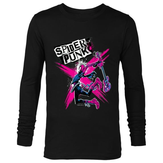 Marvel Spider-Man: Across the Spider-Verse Spider-Punk X - Long Sleeve T-Shirt for Men - Customized-Black