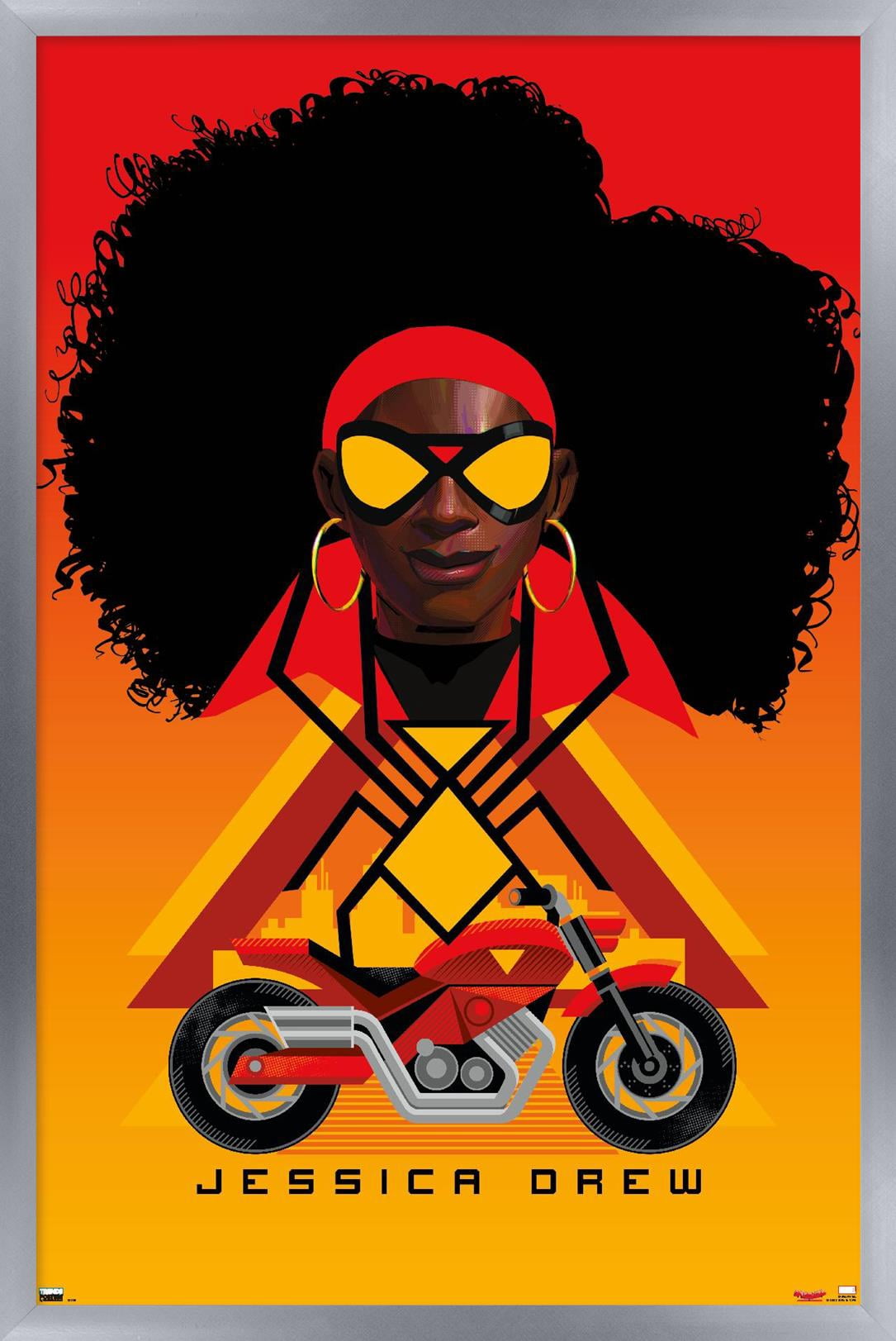 Marvel Spider-Man: Across the Spider-Verse - Spider-Woman Wall Poster, 22.375" x 34" Framed