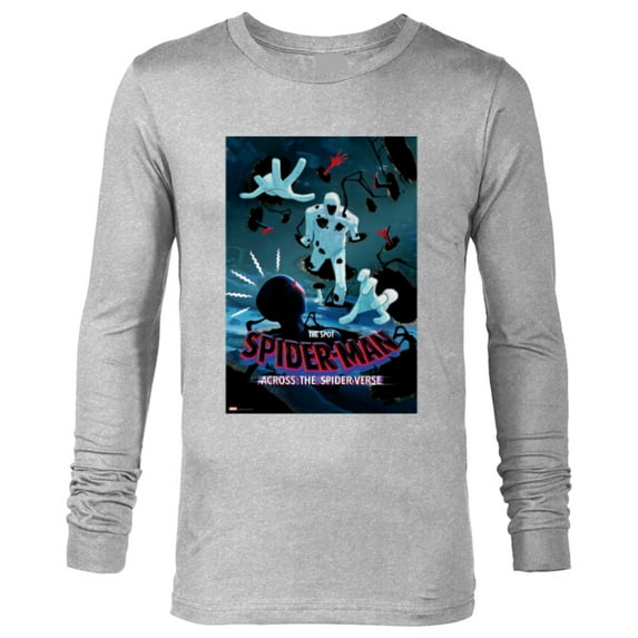 Marvel Spider-Man: Across the Spider-Verse The Spot Poster - Long Sleeve T-Shirt for Men - Customized-Athletic Heather