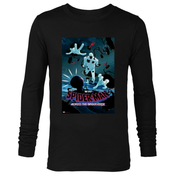 Marvel Spider-Man: Across the Spider-Verse The Spot Poster - Long Sleeve T-Shirt for Men - Customized-Black
