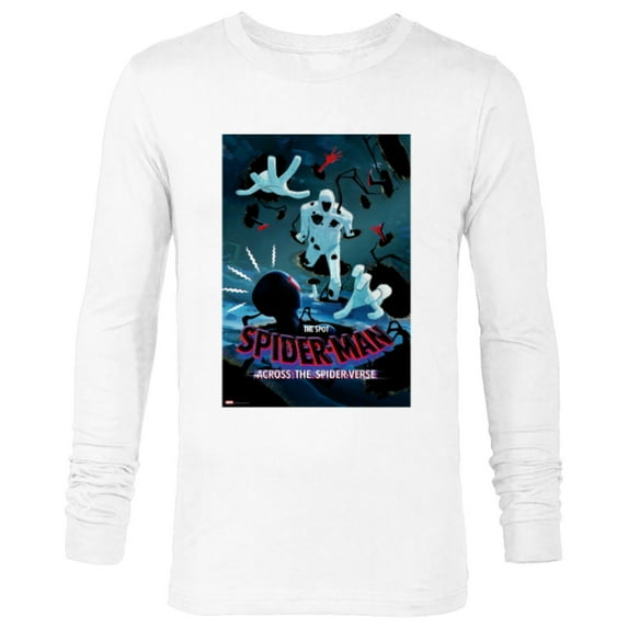 Marvel Spider-Man: Across the Spider-Verse The Spot Poster - Long Sleeve T-Shirt for Men - Customized-White