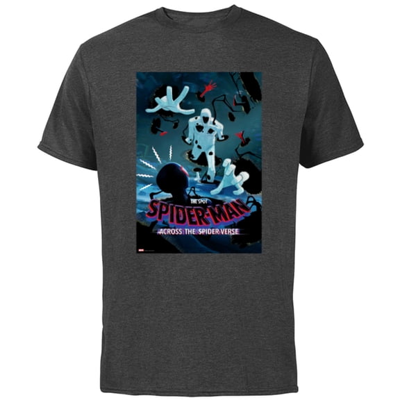 Marvel Spider-Man: Across the Spider-Verse The Spot Poster - Short Sleeve Cotton T-Shirt for Adults - Customized-Charcoal Heather