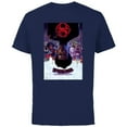 thumbnail image 1 of Marvel Spider-Man: Across the Spider-Verse Theatrical Poster - Short Sleeve Cotton T-Shirt for Adults - Customized-Navy, 1 of 5