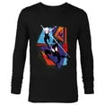 thumbnail image 1 of Marvel Spider-Man: Across the Spider-Verse Three Spiders - Long Sleeve T-Shirt for Men - Customized-Black, 1 of 5