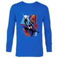 thumbnail image 1 of Marvel Spider-Man: Across the Spider-Verse Three Spiders - Long Sleeve T-Shirt for Men - Customized-Navy, 1 of 5