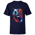 thumbnail image 1 of Marvel Spider-Man: Across the Spider-Verse Three Spiders - Short Sleeve T-Shirt for Kids - Customized-Navy, 1 of 5