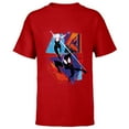thumbnail image 1 of Marvel Spider-Man: Across the Spider-Verse Three Spiders - Short Sleeve T-Shirt for Kids - Customized-Red, 1 of 5
