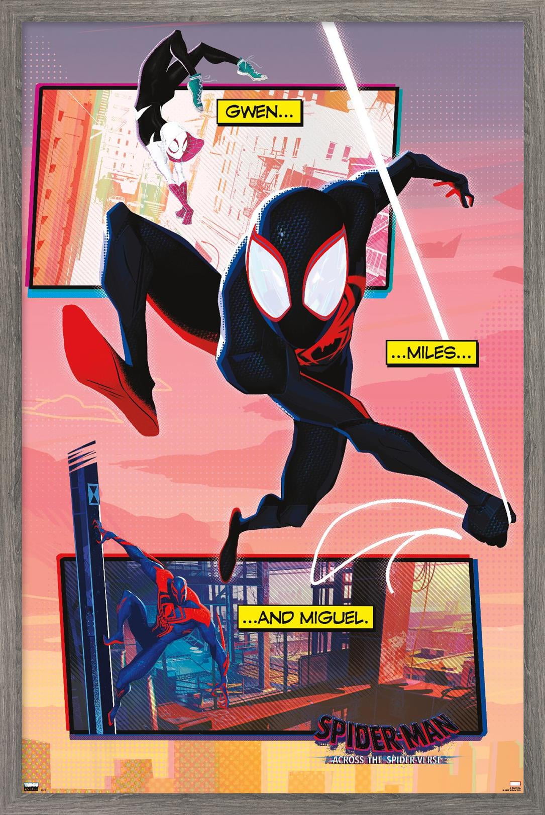 Marvel Spider-Man: Across The Spider-Verse - Trio Wall Poster