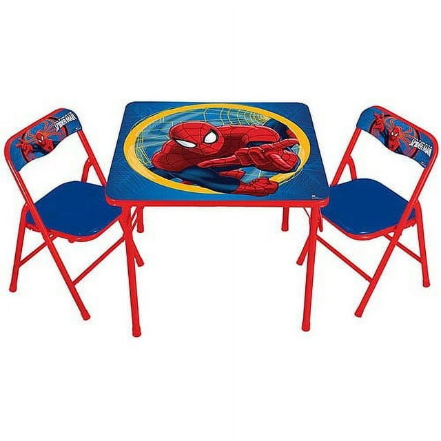 Marvel Spider-Man Activity Table and Chairs Set