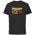 thumbnail image 1 of Marvel Spider-Man Amazing Dad Comic Book Men's - Short Sleeve Cotton T-Shirt for Adults - Customized-Black, 1 of 5