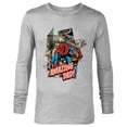 thumbnail image 1 of Marvel Spider-Man Amazing Dad Father's Day - Long Sleeve T-Shirt for Men - Customized-Athletic Heather, 1 of 5