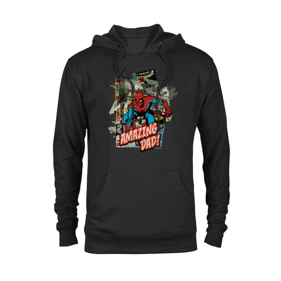 Marvel Spider-Man Amazing Dad Father's Day - Pullover Hoodie for Adults - Customized-Black